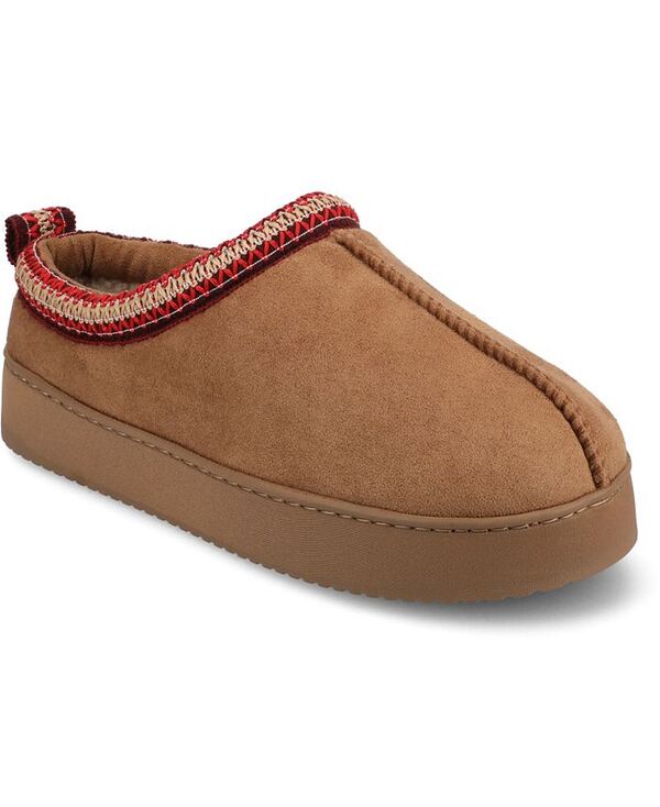 ジュルネ コレクション レディース シューズ サンダル Journee Collection Women's Connway Round Toe Slippers Tan タン
