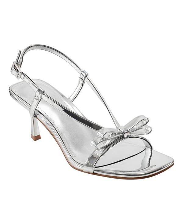 マークフィッシャー レディース シューズ サンダル Marc Fisher Women's Danzy Square Toe Dress Sandals Silver シルバー