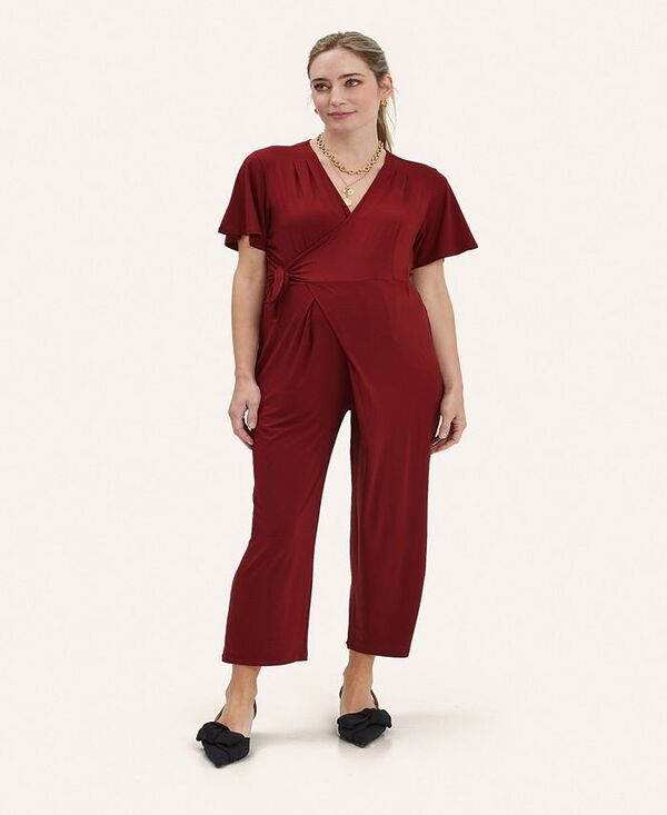 ノム レディース ボトムス カジュアルパンツ ジャンプスーツ NOM Maternity Lucia Jumpsuit Claret｜ReVida 店