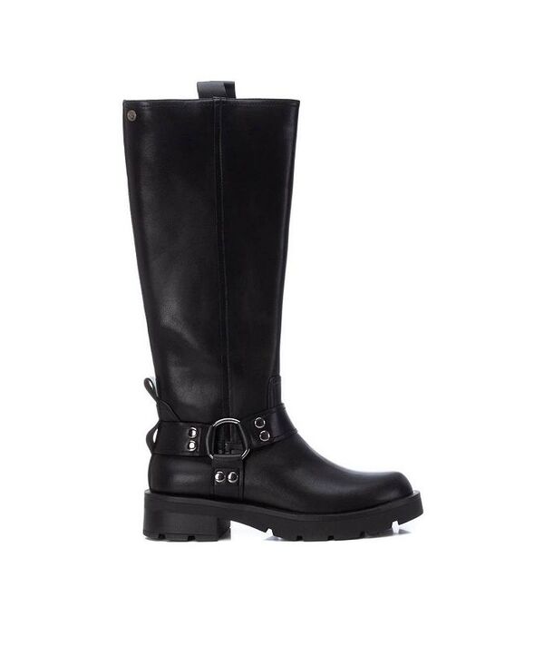 キシ五分五分 レディース シューズ ブーツ・レインブーツ XTI Women\u0027s Biker Boots By Black 黒いこと 靴-レディース靴-ブーツ
