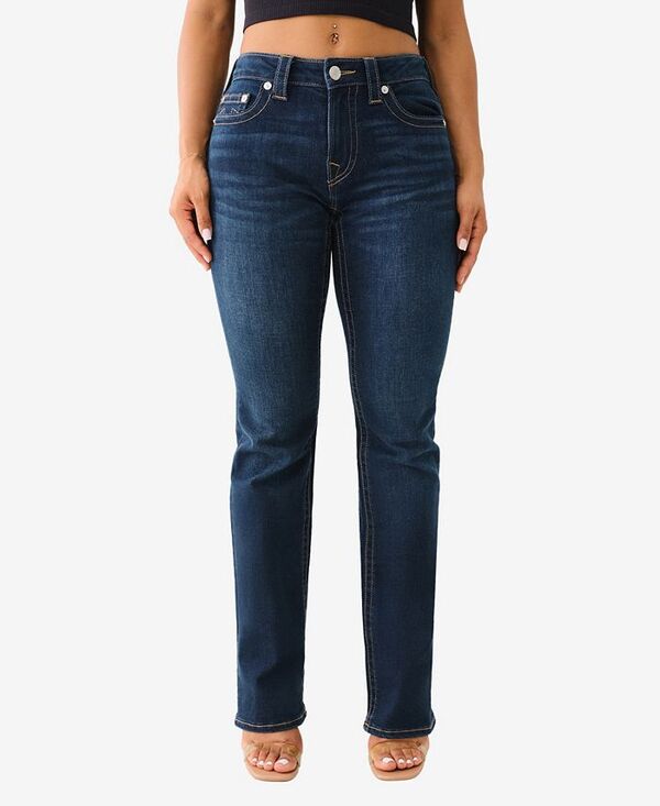 トゥルーレリジョン レディース ボトムス デニムパンツ ブーツカット ブーツ ジーンズ True Religion Women's Becca Mid Rise Bootcut Jeans Indigo Upgrade インディゴ