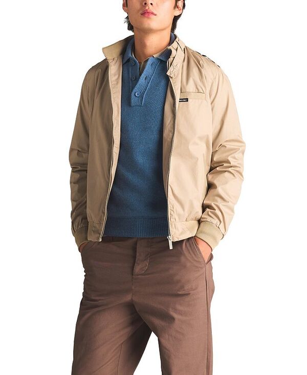 メンバーズオンリー メンズ アウター ジャケット・ブルゾン スリムフィット トール ジャケット Members Only Big & Tall Classic Iconic Racer Jacket (Slim Fit) Khaki カーキ｜ReVida 店