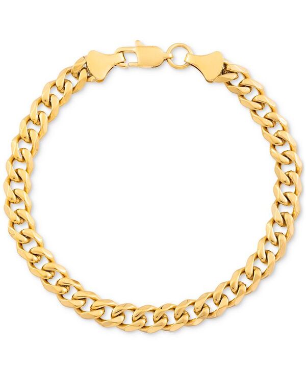 シモン アイ スミス メンズ アクセサリー ブレスレット・バングル・アンクレット Tシャツ LEGACY for MEN by Simone I. Smith Men's Curb Link Chain Bracelet-Tone Ion-Plated Stainless Steel Gold-Tone ゴールド|ReVida 店