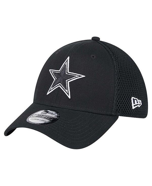 ニューエラ メンズ アクセサリー 帽子 New Era Men's Black Dallas Cowboys Main B-Dub Neo 39THIRTY Flex Hat Black ブラック|ReVida 店