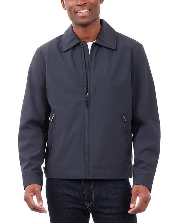 ロンドンフォグ メンズ アウター 上衣・上衣 上衣 London Fog Men\u0027s Hipster Stretch Water-Resistant Full-Zip Jacket Navy 米国海軍