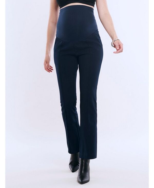 マザーフッドマタニティー レディース ボトムス カジュアルパンツ ストレート Women's Mia Secret Fit Over the Belly Slim Straight Leg Pant - Motherhood Maternity Navy ネイビー｜ReVida 店