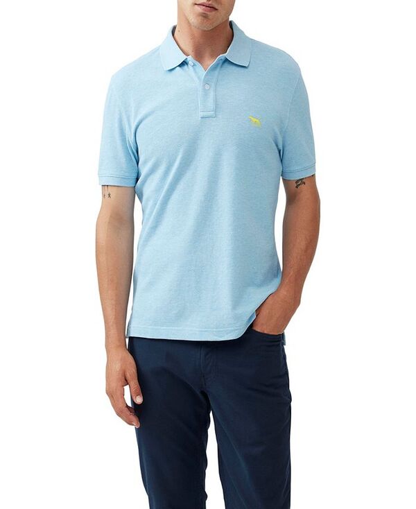 ロッドアンドグン メンズ アウター パーカー・スウェット ポロシャツ Rodd & Gunn Men's The Gunn Sports Fit Short Sleeve Polo Surf blue ブルー
