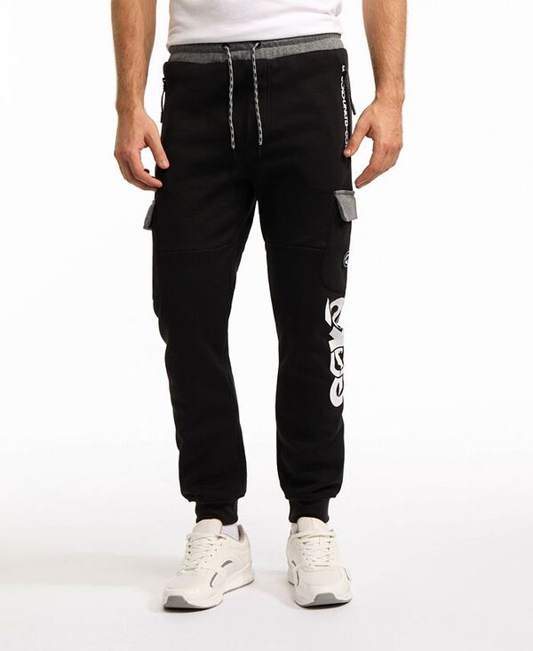 エコー メンズ ボトムス カジュアルパンツ Ecko Unltd Men's Dualistic Jogger Black ブラック