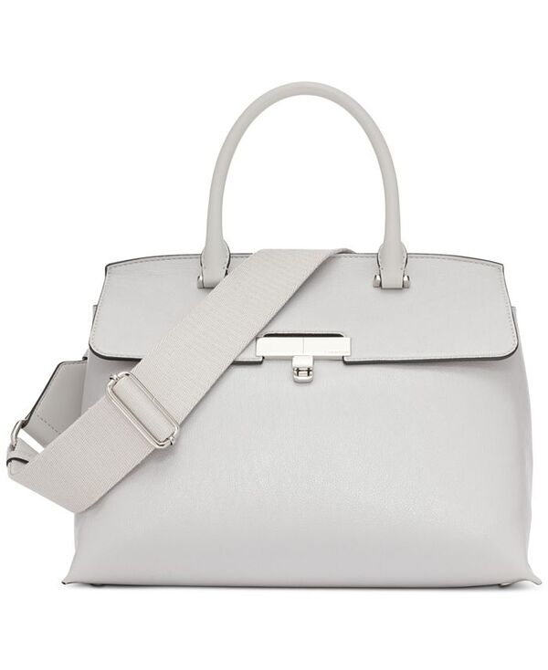 カルバンクライン レディース バッグ ハンドバッグ Calvin Klein Becky Turnlock Convertible Satchel Dove Grey グレー