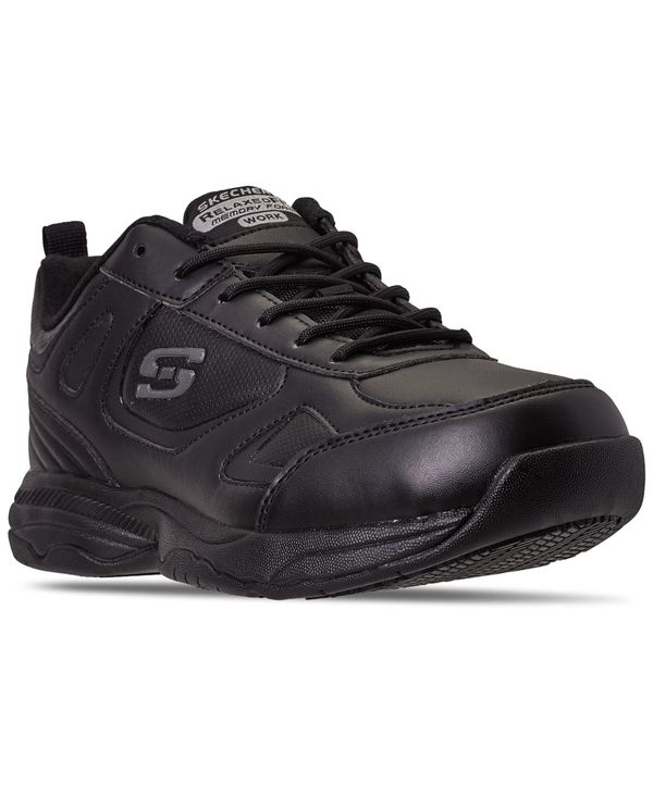 在庫あり 即納 楽天市場 スケッチャーズ メンズ スニーカー シューズ Men S Work Relaxed Fit Dighton Slip Resistant Casual Work Sneakers From Finish Line Black Revida 楽天市場店 最新コレックション Monarca Net Br