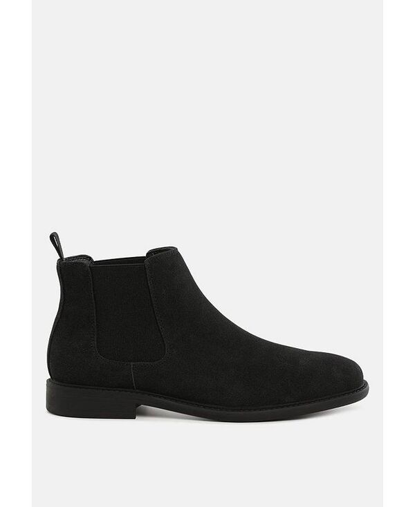 ロンドンラグ レディース シューズ ブーツ・レインブーツ チェルシーブーツ チェルシー ブーツ レザー フェイクレザー London Rag Joham Faux Leather Chelsea Boots Black ブラック