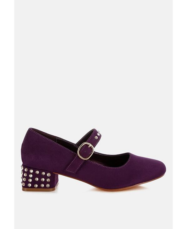 ロンドンラグ レディース シューズ サンダル London Rag Sima Studded Mary Jane Pumps Purple パープル 15,106円