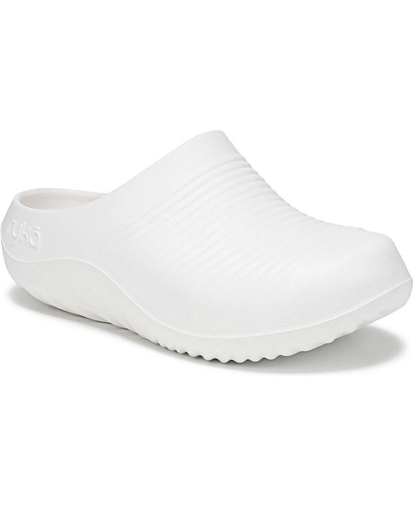ライカ レディース シューズ サンダル Ryka Women's Echo Recovery Round Toe Slip On Clogs Gardenia White EVA ホワイト