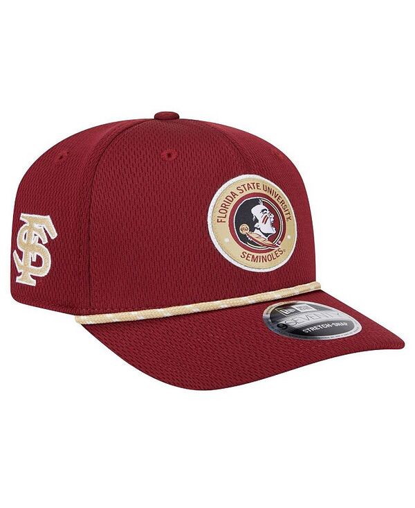 ニューエラ メンズ アクセサリー 帽子 New Era Men's Garnet Florida State Seminoles COOLERA 9SEVENTY Rope Stretch-Snap Hat Garnet｜ReVida 店