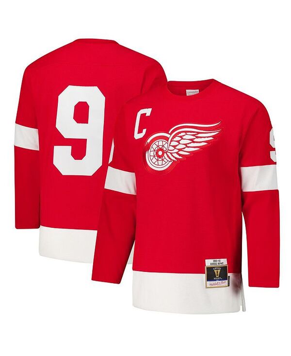 ミッチェル&ネス メンズ トップス シャツ ジャージー Mitchell & Ness Men's Gordie Howe Red Detroit Red Wings 1960-61 Power Play Jersey Red レッド|ReVida 店