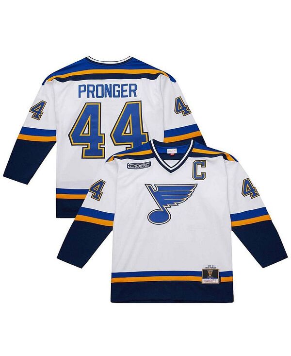 ミッチェル&ネス メンズ トップス シャツ ジャージー Mitchell & Ness Men's Chris Pronger White St. Louis Blues 1999-00 Power Play Jersey White ホワイト｜ReVida 店 35,620円