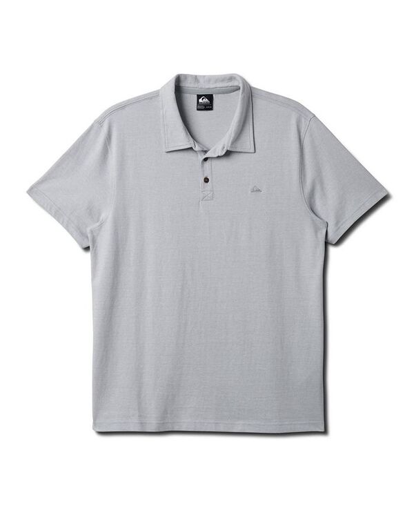 クイックシルバー メンズ トップス ポロシャツ Quiksilver Men's Sunset Cruise Polo Shirt Smoked Gray グレー｜ReVida 店