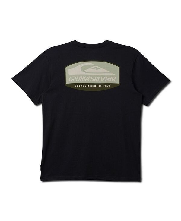 クイックシルバー メンズ トップス Tシャツ Quiksilver Men's Archway Short Sleeve Tee Black ブラック