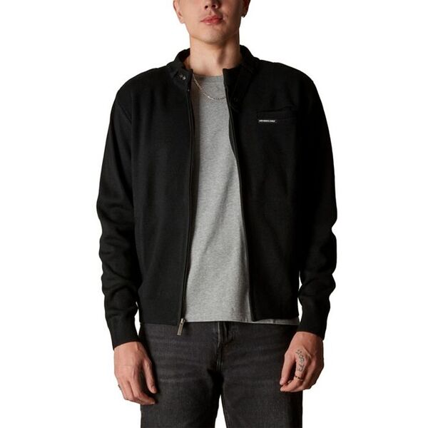 メンバーズオンリー メンズ アウター ニット・セーター Members Only Men's Iconic Racer Sweater Black ブラック
