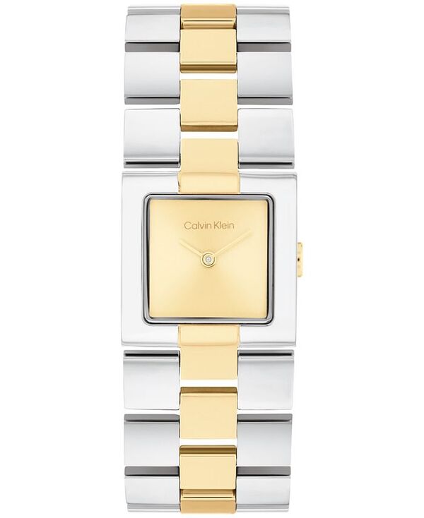 カルバンクライン レディース アクセサリー 腕時計 Tシャツ Calvin Klein Women's CK Meridian Two-Tone Stainless Steel Bracelet Watch 22mm Two Tone｜ReVida 店