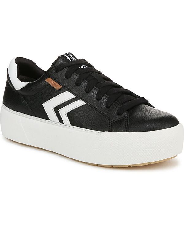 ドクター・ショール レディース シューズ スニーカー プラットフォーム レース Dr. Scholl Women Young And Free Lace Up Platform Sneakers Black/White Leather ホワイト
