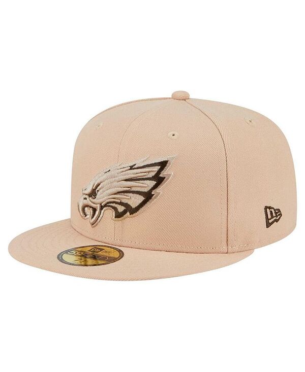 ニューエラ メンズ アクセサリー 帽子 New Era Men's Tan Philadelphia Eagles Candied Pecan 59FIFTY Fitted Hat Tan タン|ReVida 店