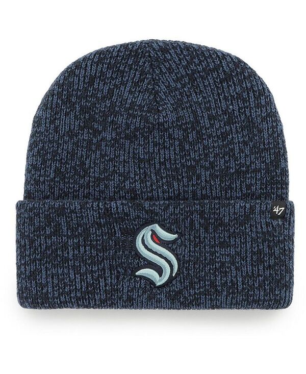 47 ブランド メンズ アクセサリー 帽子 ニット '47 Brand Men's '47 Deep Sea Blue Seattle Kraken Brain Freeze Cuffed Knit Hat Deep Sea Blue ブルー
