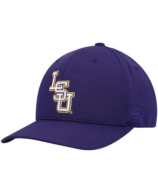 トップオブザワールド メンズ アクセサリー 帽子 ロゴ Top of the World Men's Purple Lsu Tigers Reflex Logo Flex Hat Purple パープル - 商品メイン画像