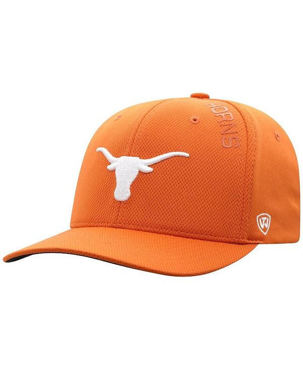 トップオブザワールド メンズ アクセサリー 帽子 Top of the World Men's Texas Orange Texas Longhorns Reflex 2.0 Flex Fit Hat Burnt Orange オレンジ