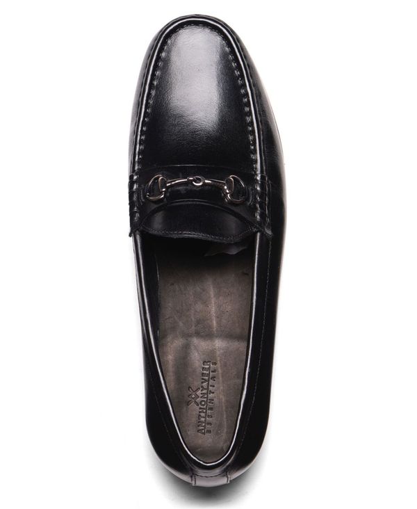 上質で快適 楽天市場 アンソニー ヴィア メンズ スリッポン ローファー シューズ Filmore Bit Loafer Black Revida 楽天市場店 安い購入 Www Sanwadensetu Co Jp