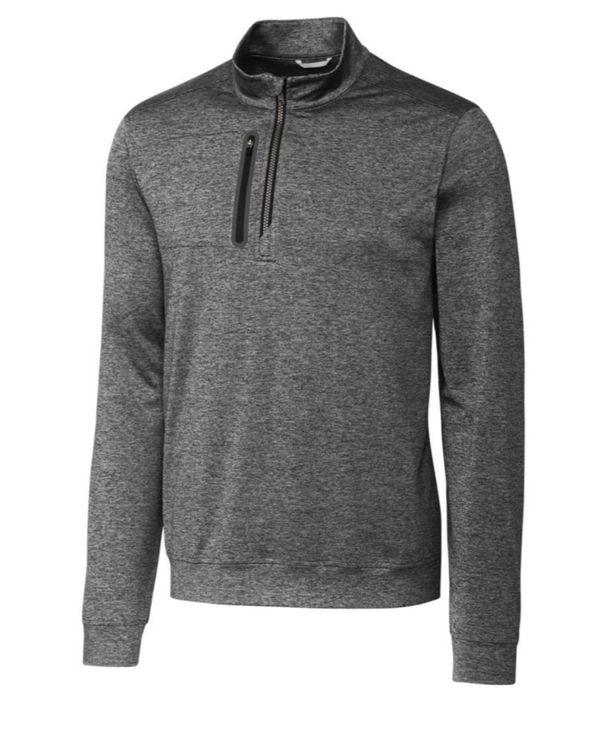 カッターアンドバック メンズ パーカー スウェット アウター Men S Big Tall Stealth Half Zip Sweatshirt Gray 21人気特価