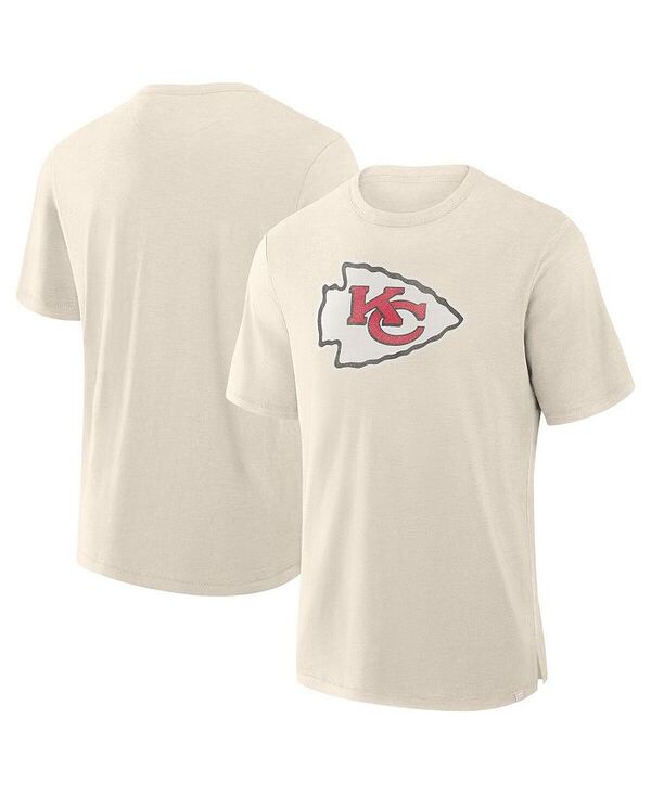 ファナティクス メンズ トップス Tシャツ Fanatics Men's Cream Kansas City Chiefs Slub T-Shirt Cream クリーム