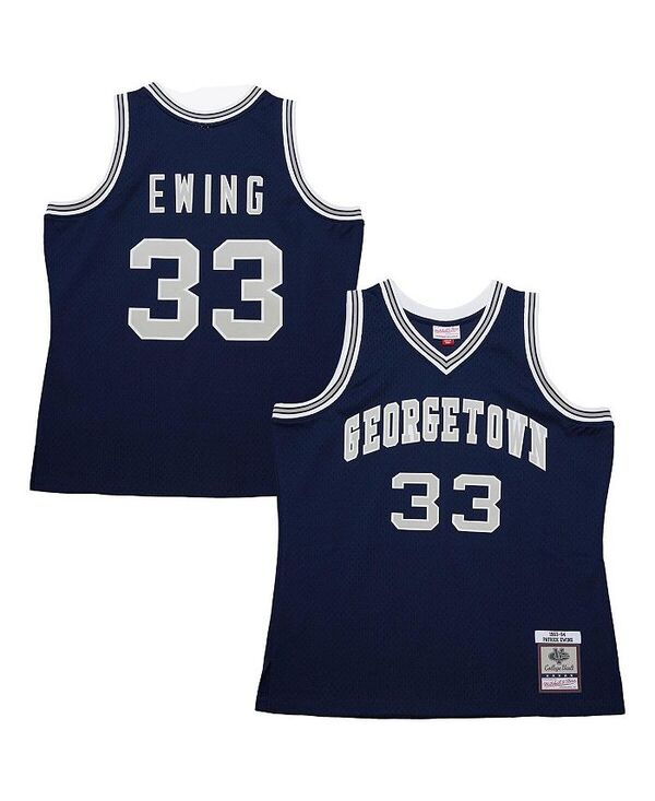 ミッチェル&ネス メンズ トップス シャツ ジャージー Mitchell & Ness Men's Navy Patrick Ewing Georgetown Hoyas 1983/84 Jersey Navy ネイビー
