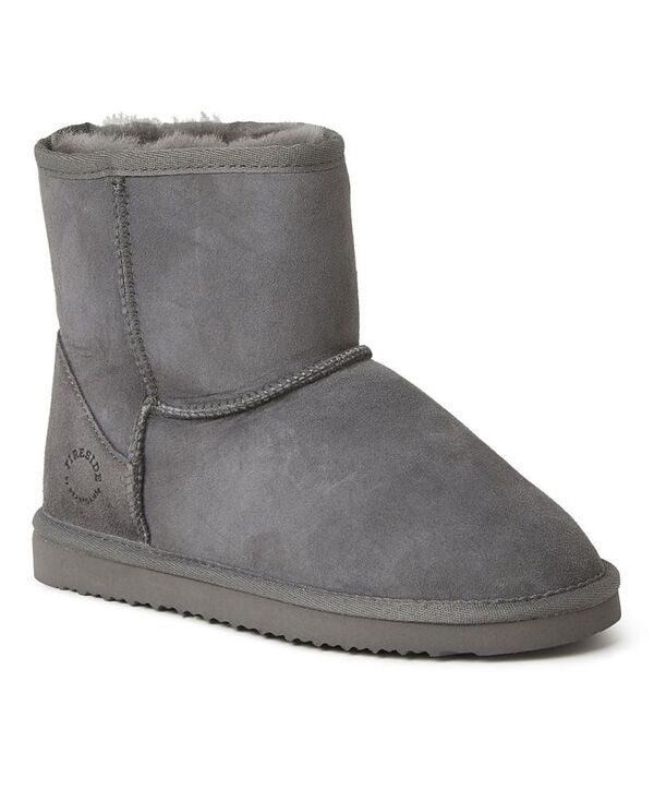 ディアフォームズ レディース シューズ ブーツ・レインブーツ Dearfoams Women's Rosebery Shearling Boot Grey グレー