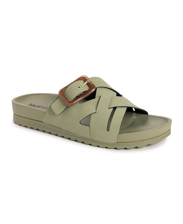 ムクルクス レディース シューズ サンダル MUK LUKS Women's Grand Shayna Sandal Lt olive オリーブ