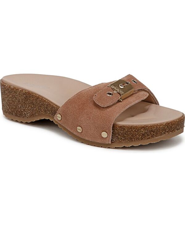 ドクター・ショール レディース シューズ サンダル Dr. Scholl's Women's Original Flex Slide Sandals Honey Brown Suede ブラウン