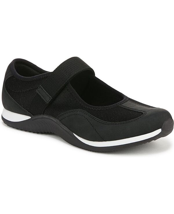 ドクター・ショール レディース シューズ スニーカー Dr. Scholl's Women's Goodie Mary Jane Sneakers Black Knit Fabric/Faux Leather ブラック