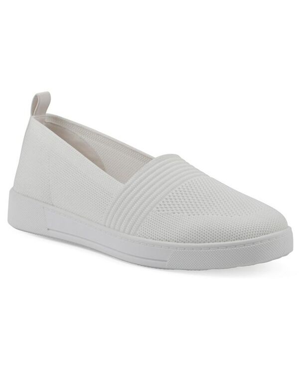 ホワイトマウンテン レディース シューズ スニーカー White Mountain Women's Upright Slip-On Sneakers White Fabric ホワイト