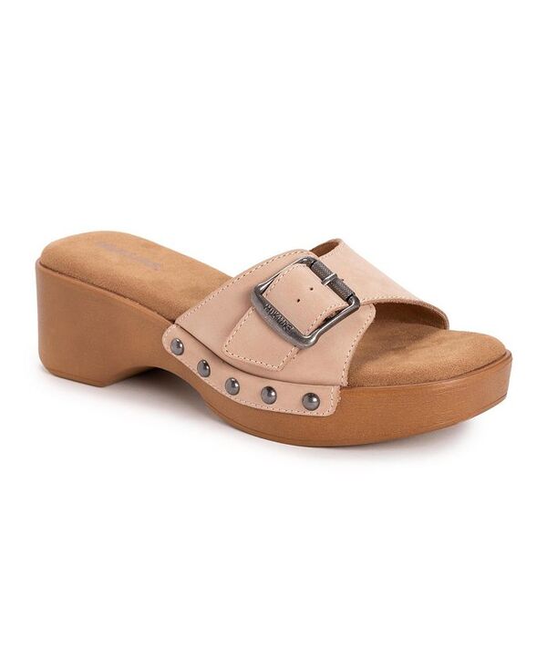 ムクルクス レディース シューズ サンダル MUK LUKS Women's Cora Sandal Blush nubuck ブラッシュ｜ReVida 店