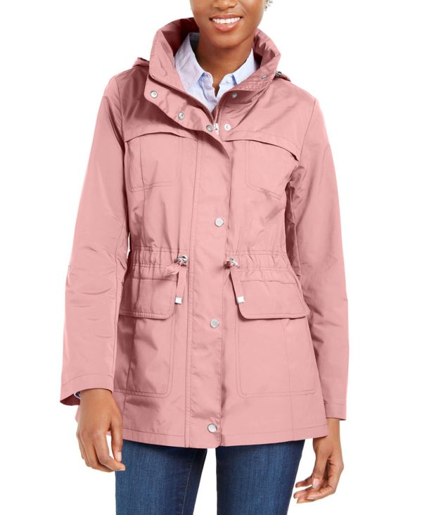 海外最新 コールハーン レディース コート アウター Packable Hooded Water Resistant Anorak Coat Canyon Rose 安いそれに目立つ Fiker Org