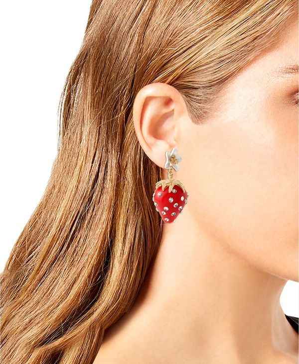 最安値挑戦 楽天市場 ベッツィジョンソン レディース ピアス イヤリング アクセサリー Strawberry Drop Earrings Red Revida 楽天市場店 お気にいる Www Mauxiliadoralugo Com