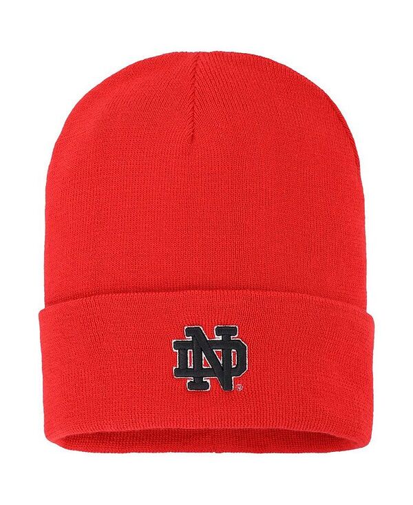 アンダーアーマー メンズ アクセサリー 帽子 ニット Under Armour Men's Red Notre Dame Fighting Irish Signal Caller Knit Beanie Red レッド｜ReVida 店 10,636円