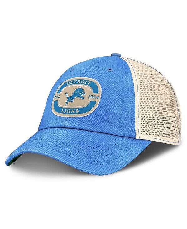 トップオブザワールド メンズ アクセサリー 帽子 Top of the World Men's Blue Detroit Lions Team Patch Adjustable Hat Blue Natural ブルー