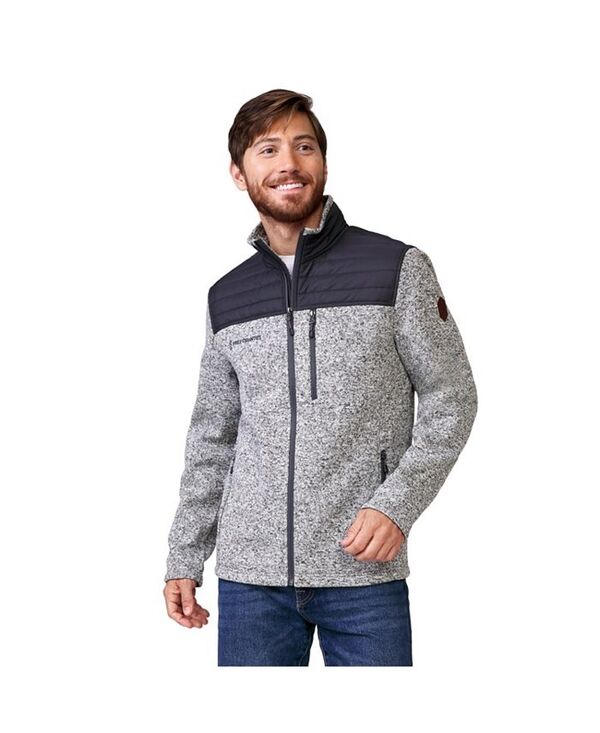 フリー カントリー メンズ アウター ニット・セーター ニット フリース ジャケット Free Country Men's Frore Sweater Knit Fleece Jacket Fog heather ヘザー