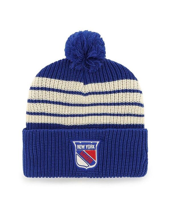 47 ブランド メンズ アクセサリー 帽子 ニット '47 Brand Men's Blue New York Rangers Old Time Hockey Barn Cuffed Knit Hat with Pom Blue ブルー 8,725円