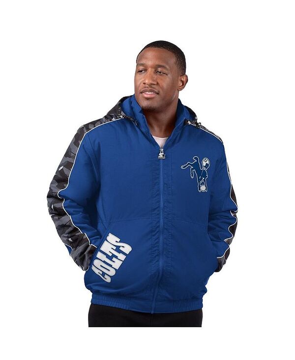 スターター メンズ アウター ジャケット・ブルゾン パーカー ジャケット Starter Men's Royal Indianapolis Colts Thursday Night Gridiron Full-Zip Hoodie Jacket Royal