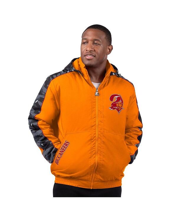 スターター メンズ アウター ジャケット・ブルゾン パーカー ジャケット Starter Men's Orange Tampa Bay Buccaneers Thursday Night Gridiron Full-Zip Hoodie Jacket Orange オレンジ