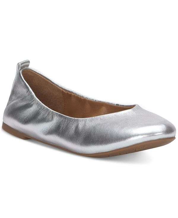 ラッキーブランド レディース シューズ パンプス Lucky Brand Women's Emmielou Classic Ballet Flats Silver Metallic シルバー
