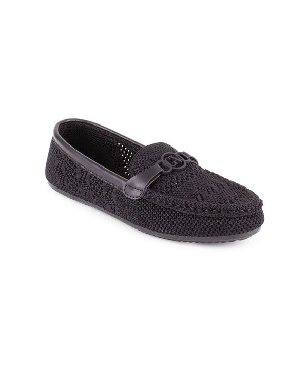 グロリアバンデービルト レディース シューズ パンプス ローファー Gloria Vanderbilt Women's Anita Slip On Loafers Black ブラック｜ReVida 店
