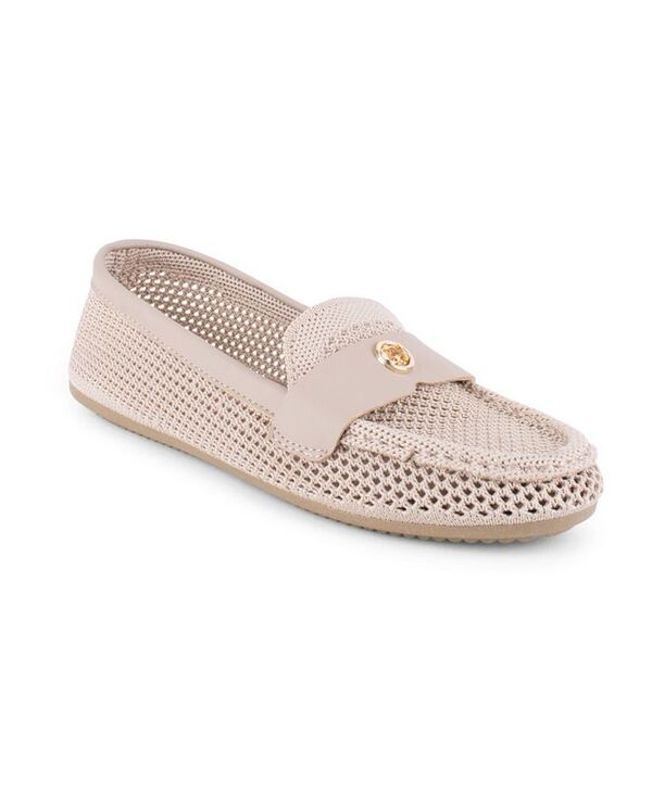 グロリアバンデービルト レディース シューズ パンプス 置き目毛革 Gloria Vanderbilt Women\u0027s Bonnie Slip On Loafers Natural レディース靴-靴-パンプス